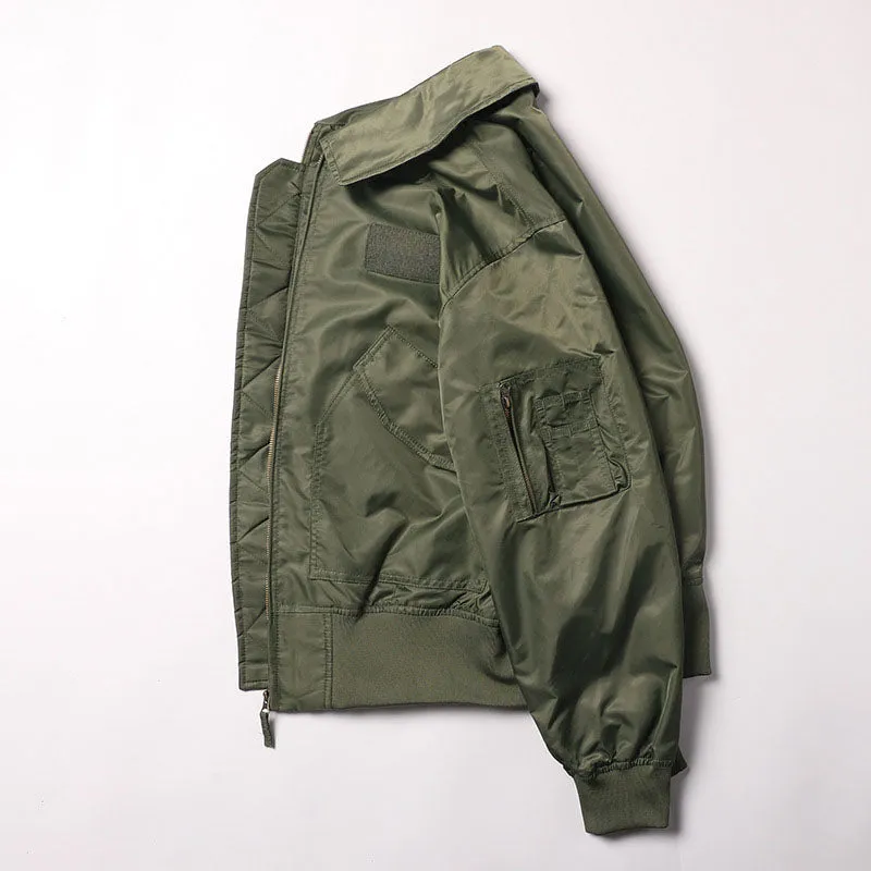 Aule Lapel Bomber Jacket