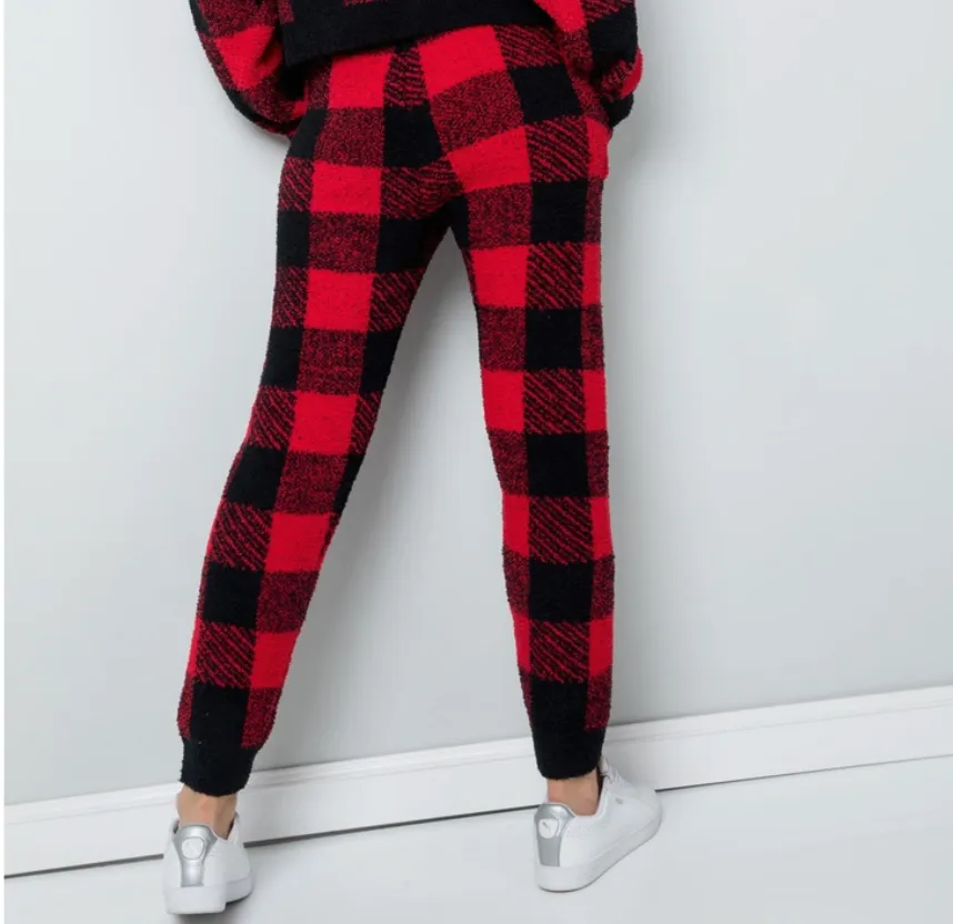 Buffalo Plaid Curvy Fit Pajama Pants