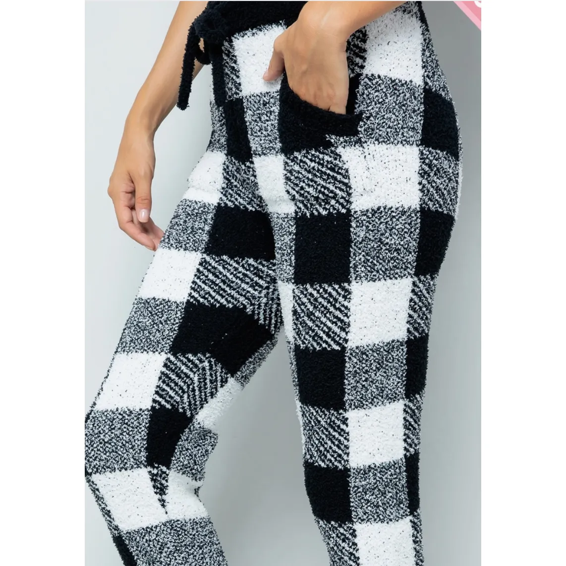 Buffalo Plaid Curvy Fit Pajama Pants