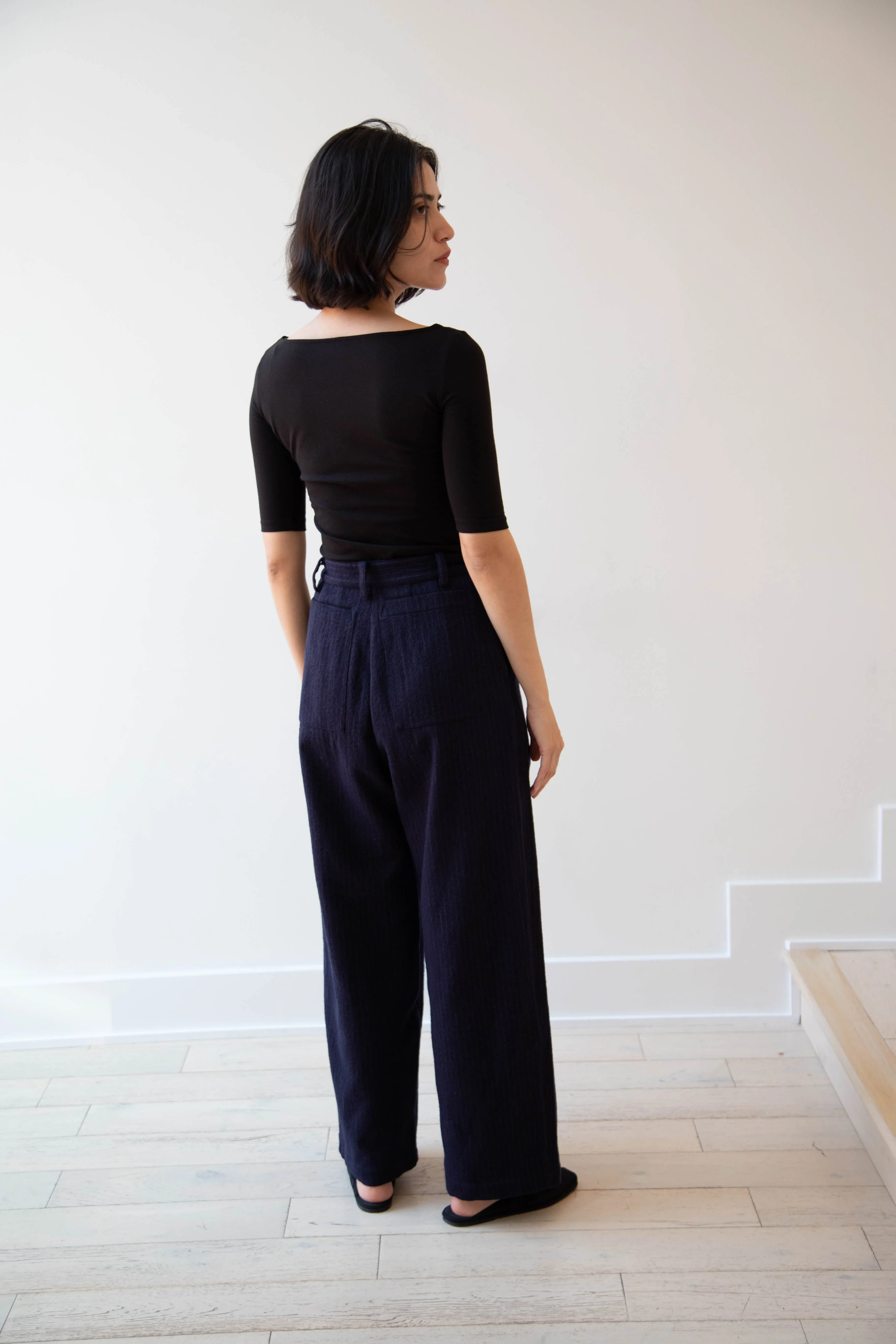 Cawley | Georgia Trousers in Pinstripe