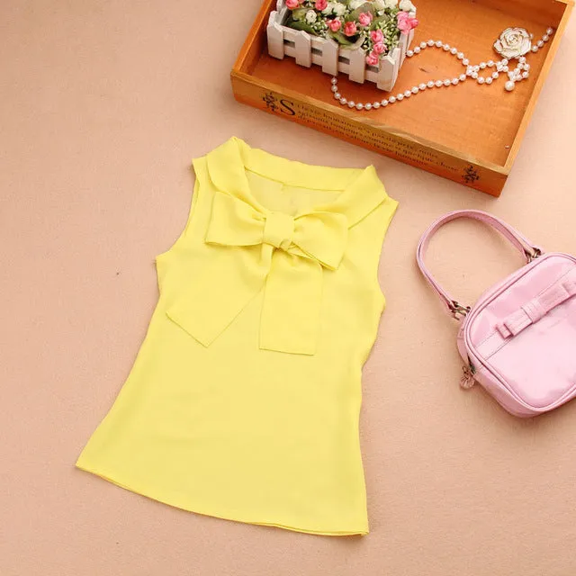 Chiffon Sleeveless Blouse