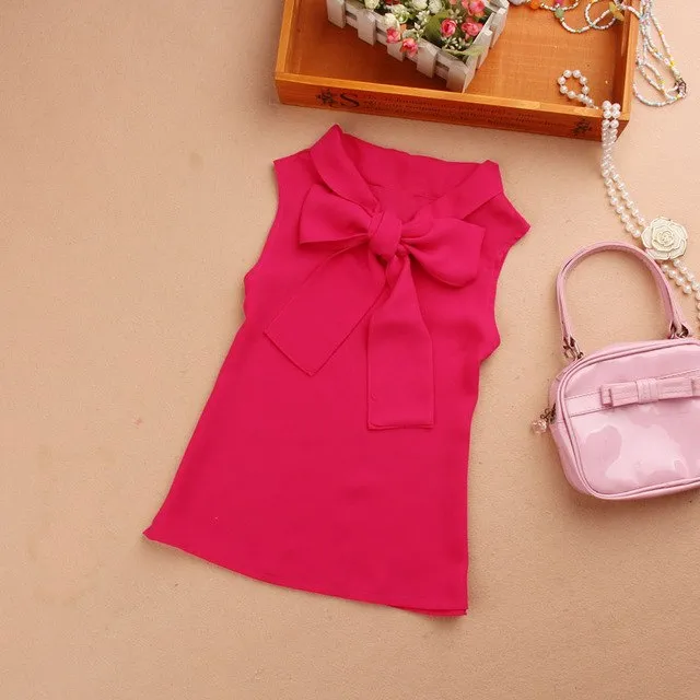 Chiffon Sleeveless Blouse