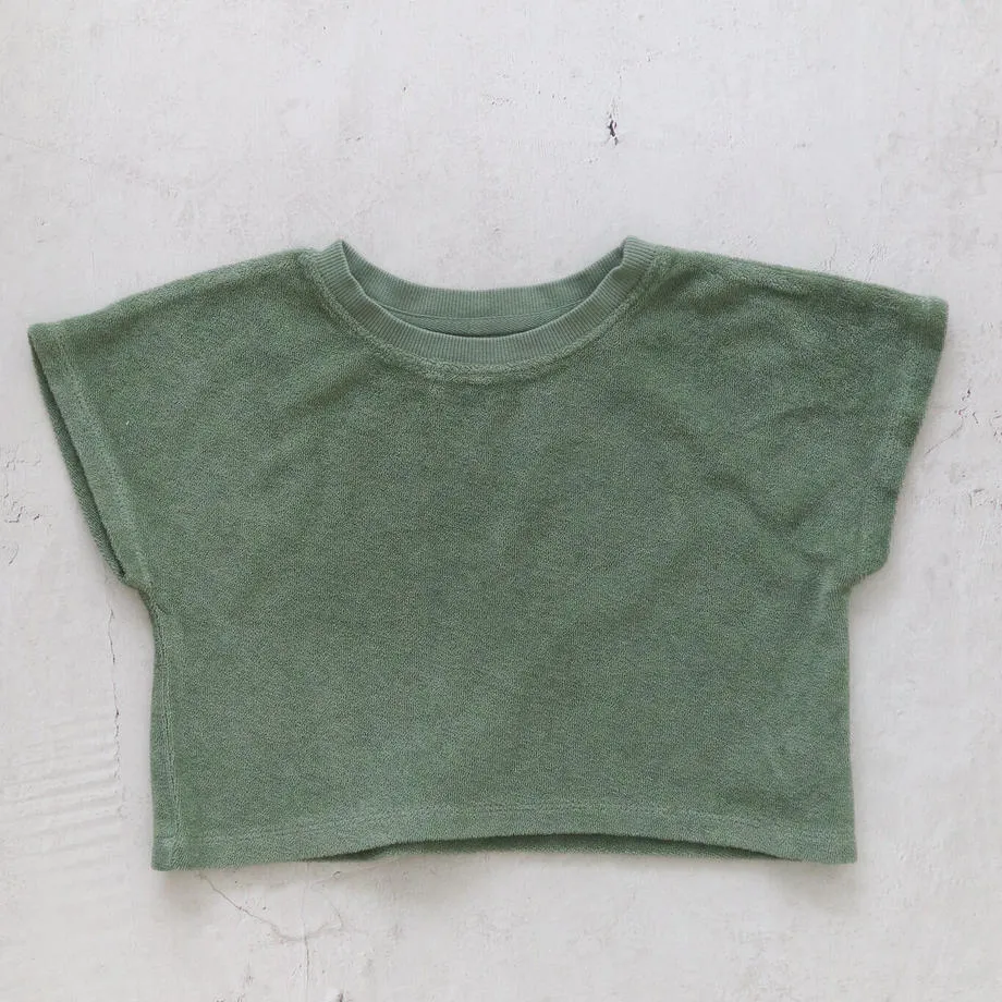 Cropped sweat / Green