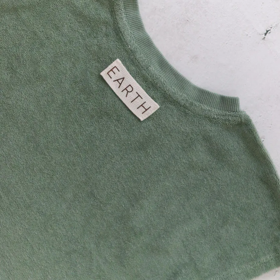 Cropped sweat / Green