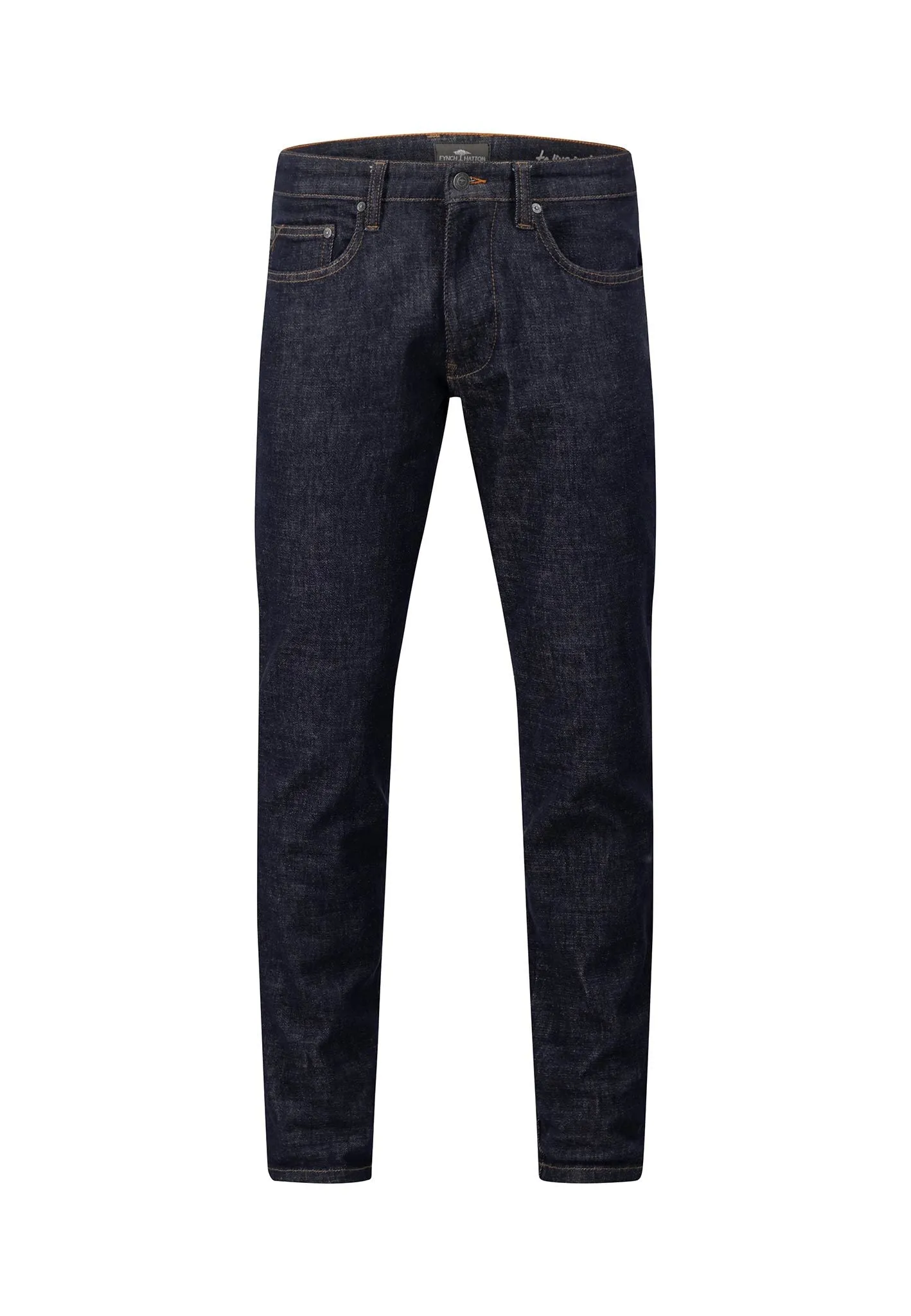 FYNCH-HATTON TAPERED FIT STAY BLUE DENIM