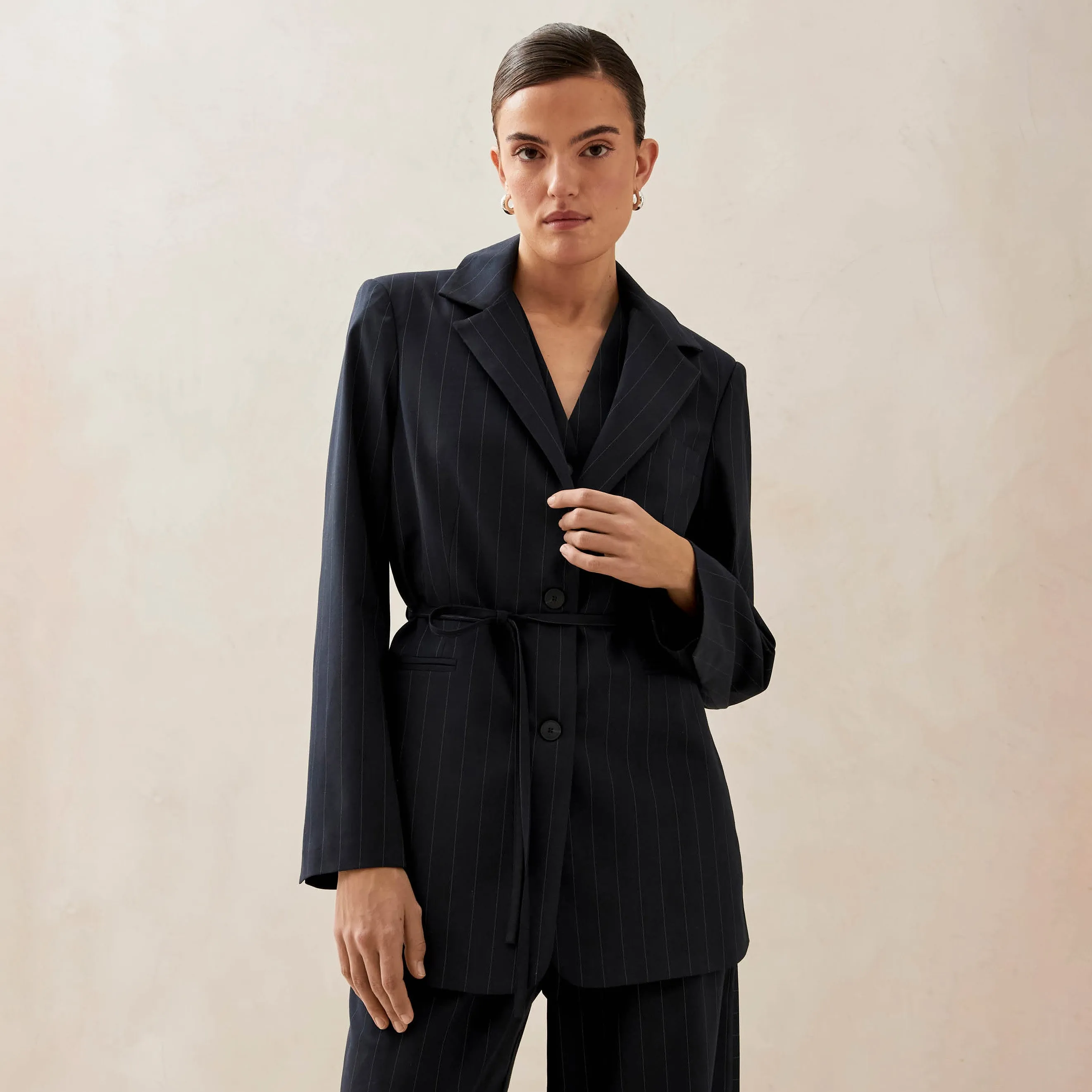 Geri Blazer Navy Blue