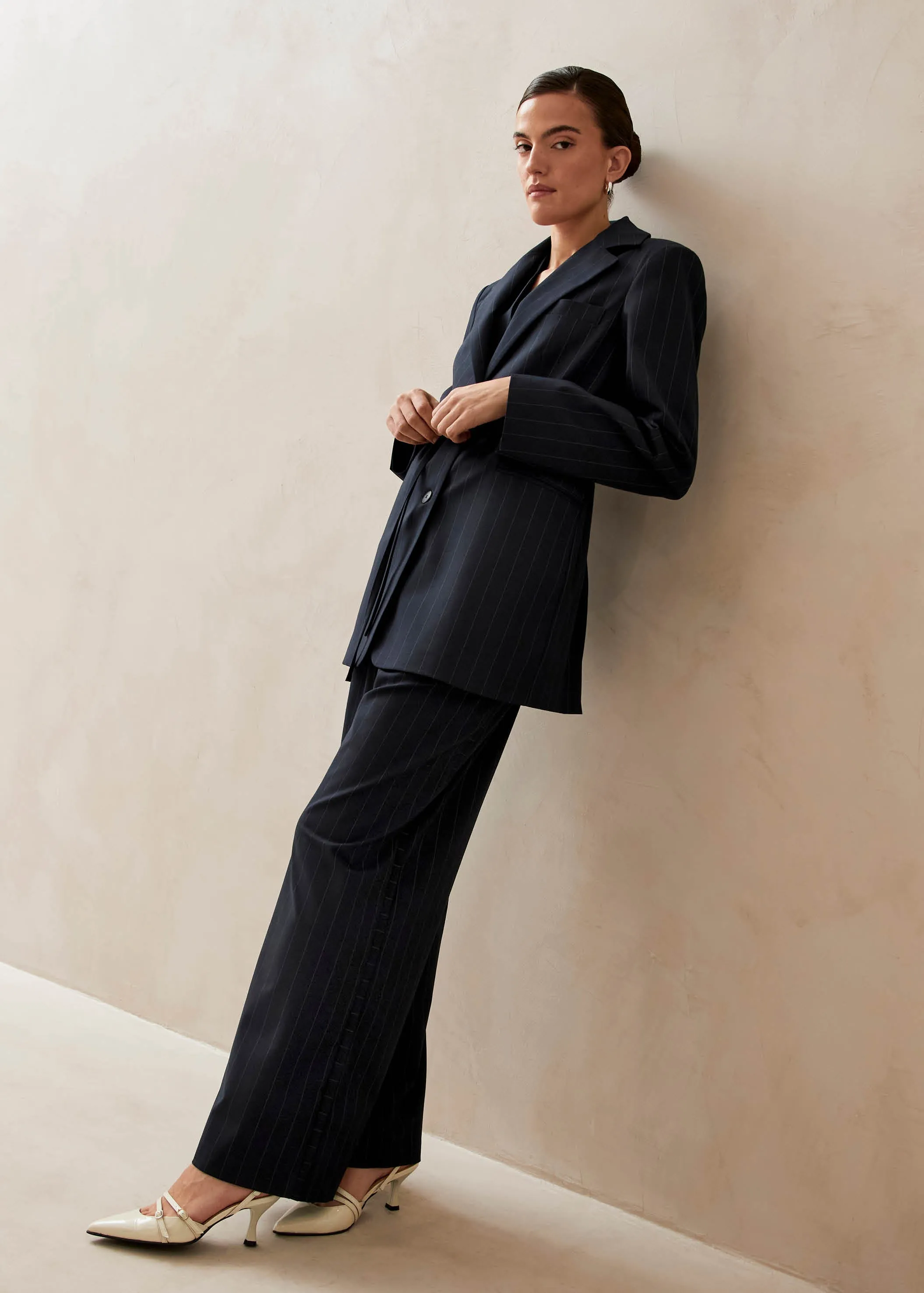 Geri Blazer Navy Blue