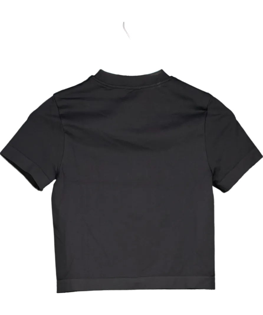 gymshark Black Cropped T-shirt UK S