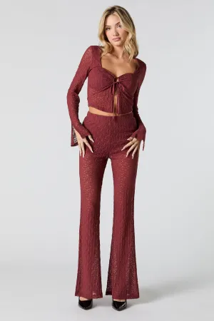 Lace Flare Pant