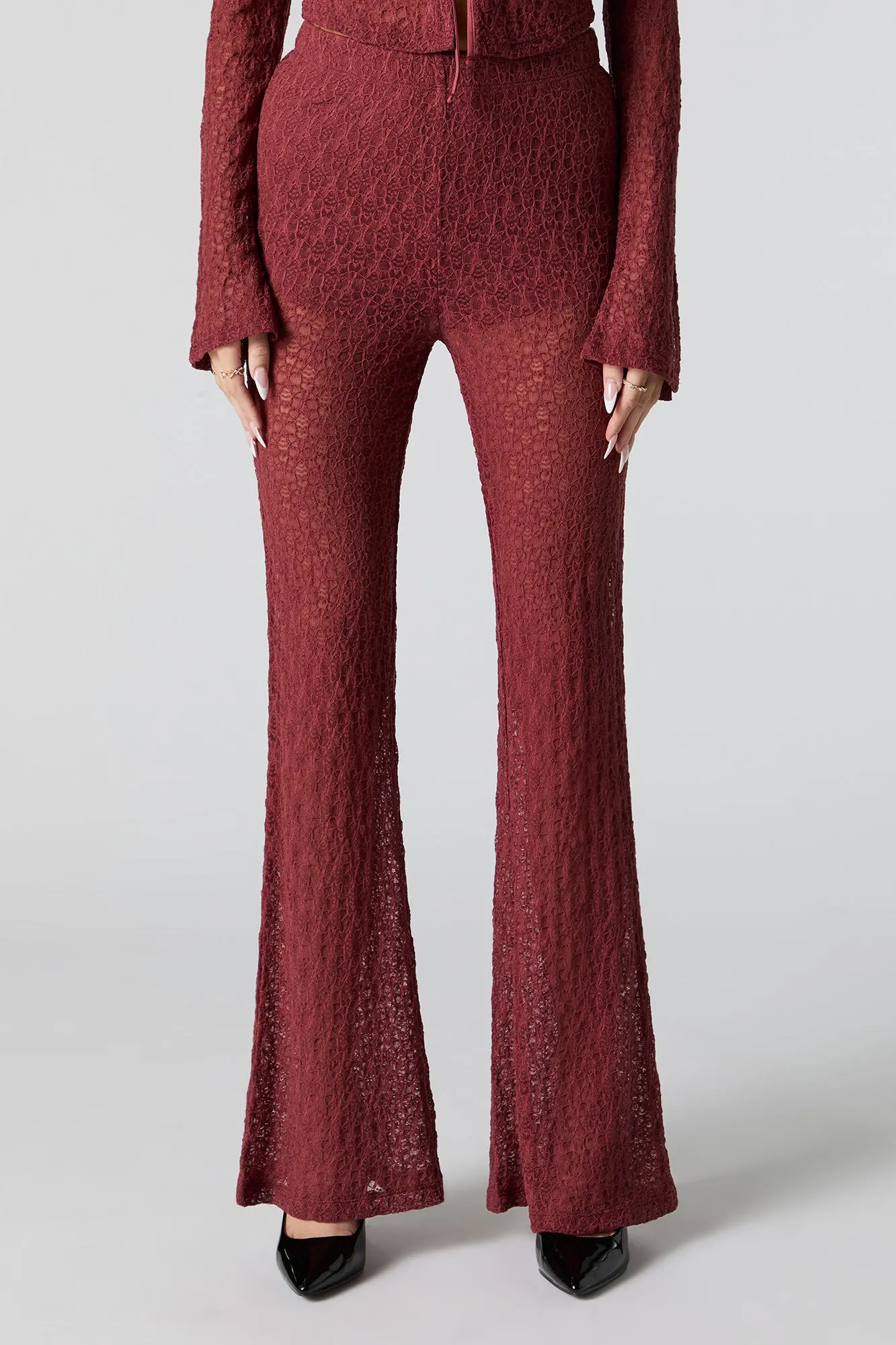 Lace Flare Pant