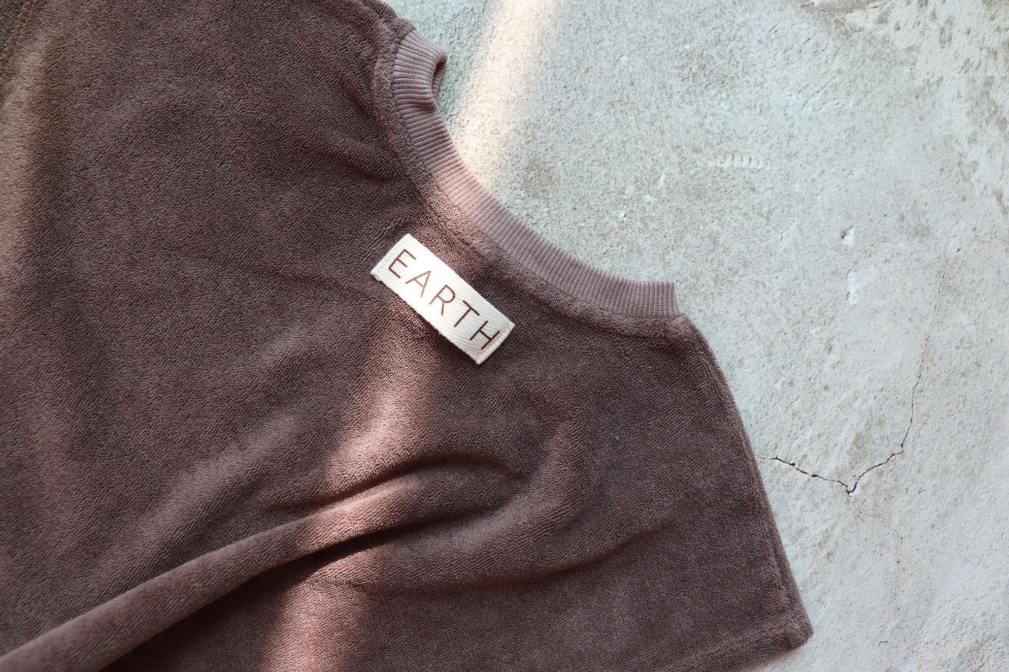 【LAST ONE】Cropped sweat / Brown