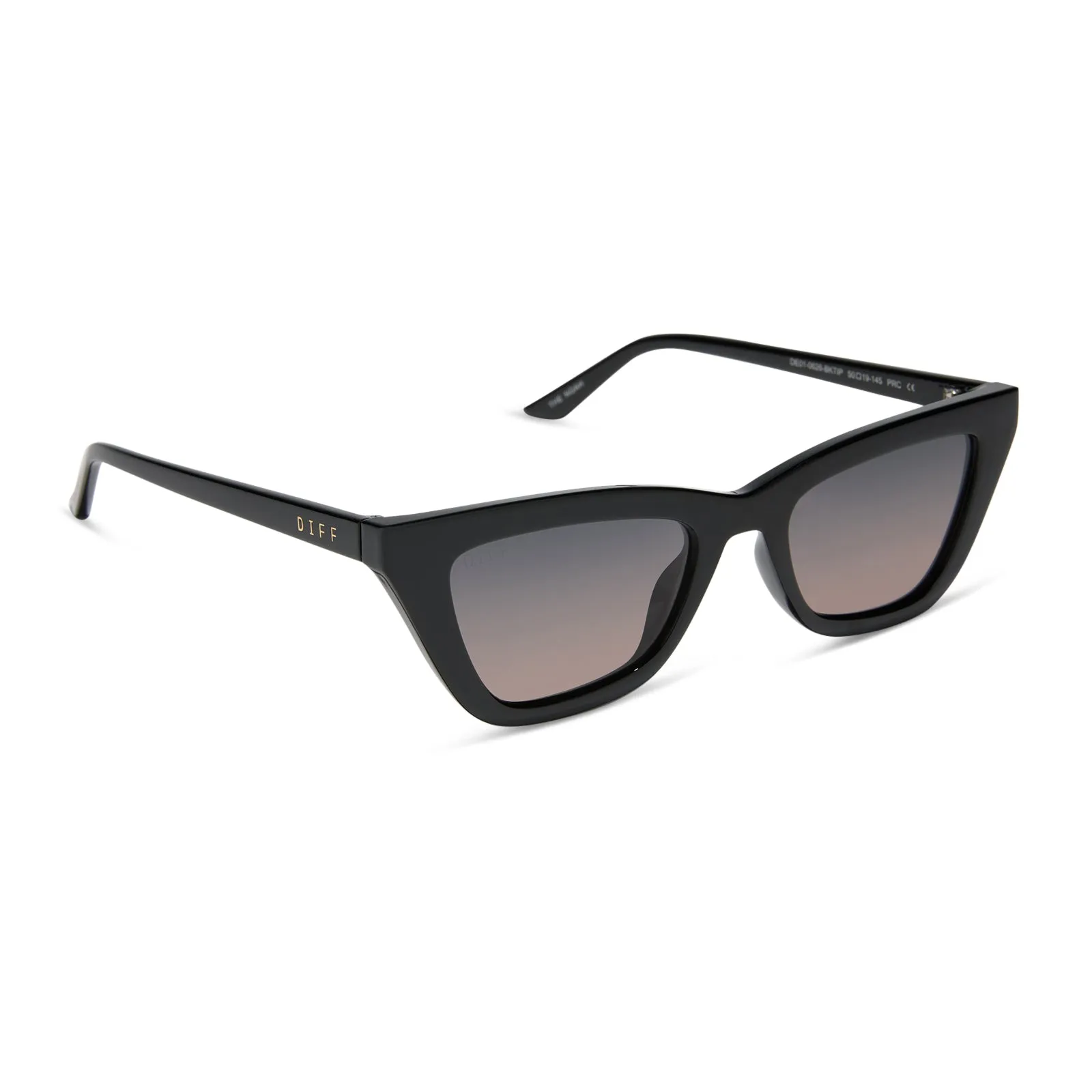 MADI NELSON - THE NOAH   BLACK   TWILIGHT GRADIENT   POLARIZED SUNGLASSES