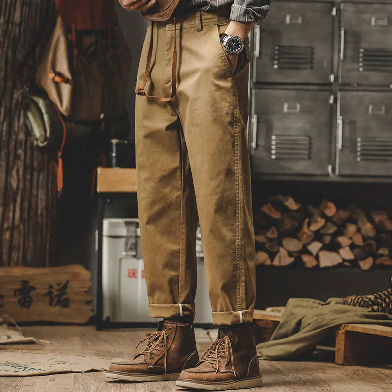 Men's British Vintage Tapered Lounge Pants