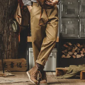 Men's British Vintage Tapered Lounge Pants