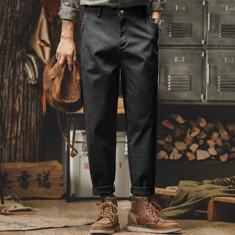 Men's British Vintage Tapered Lounge Pants