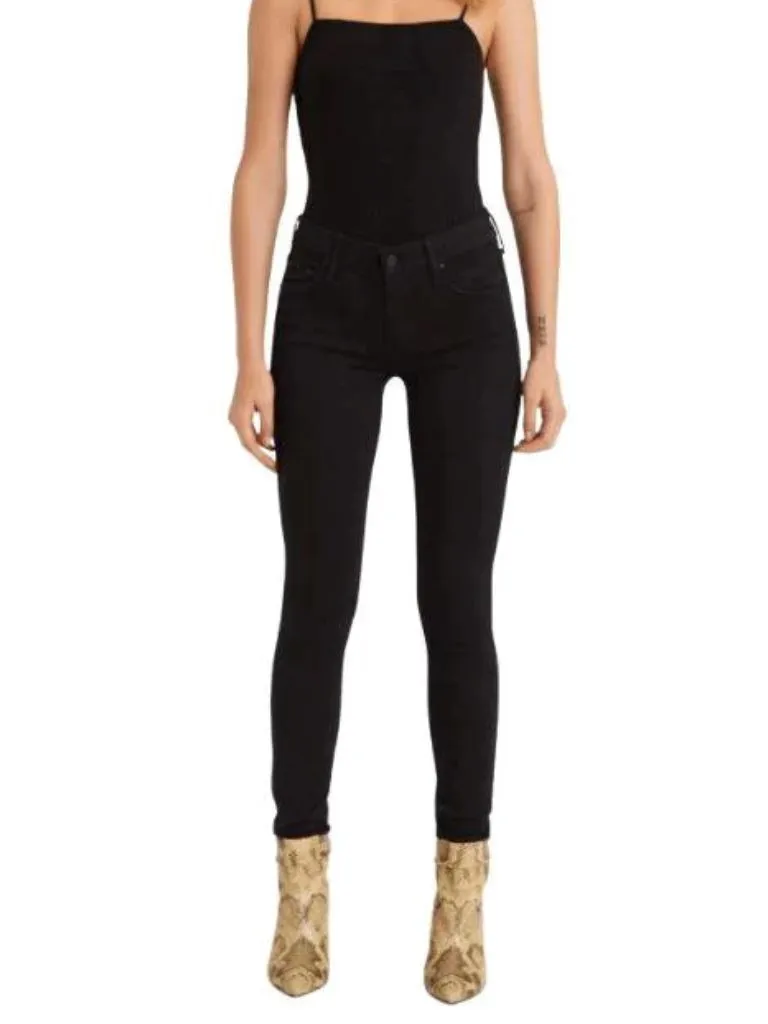 Mother Denim The Looker Skinny Jean- Not Guilty Black