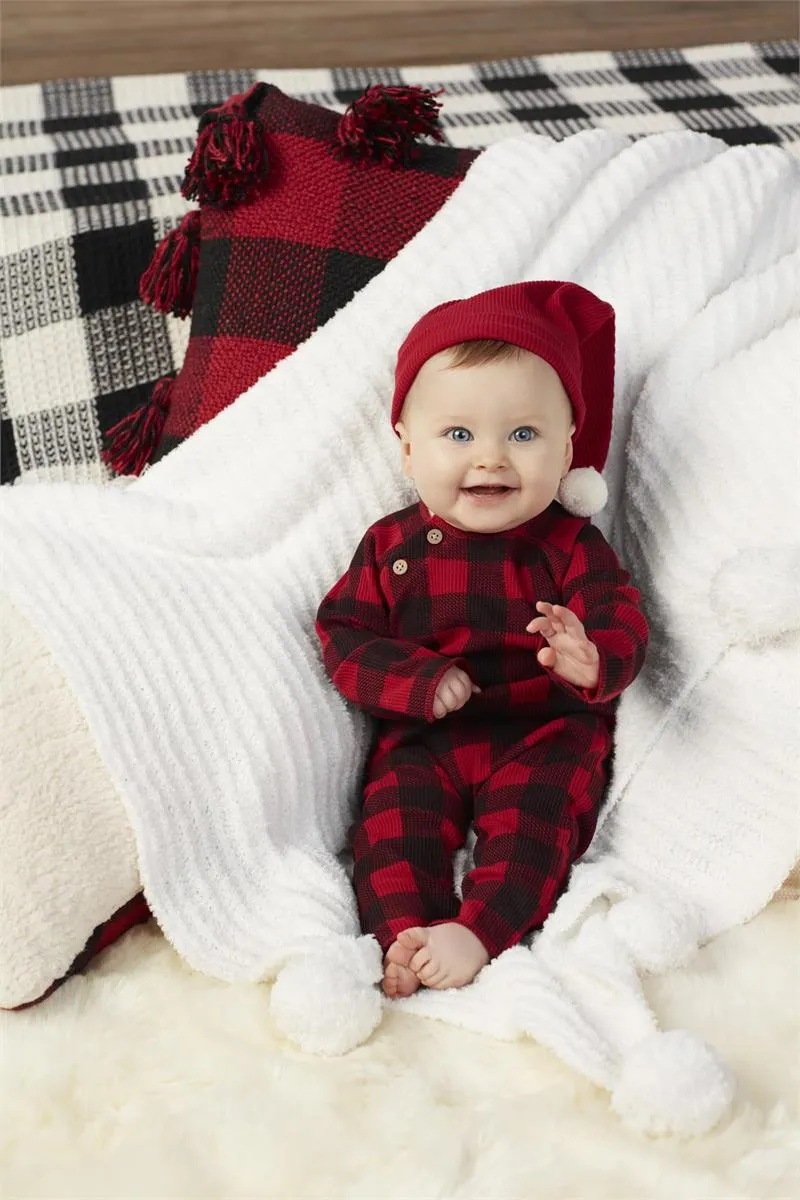 Mud Pie Buffalo Check Three-Piece Set