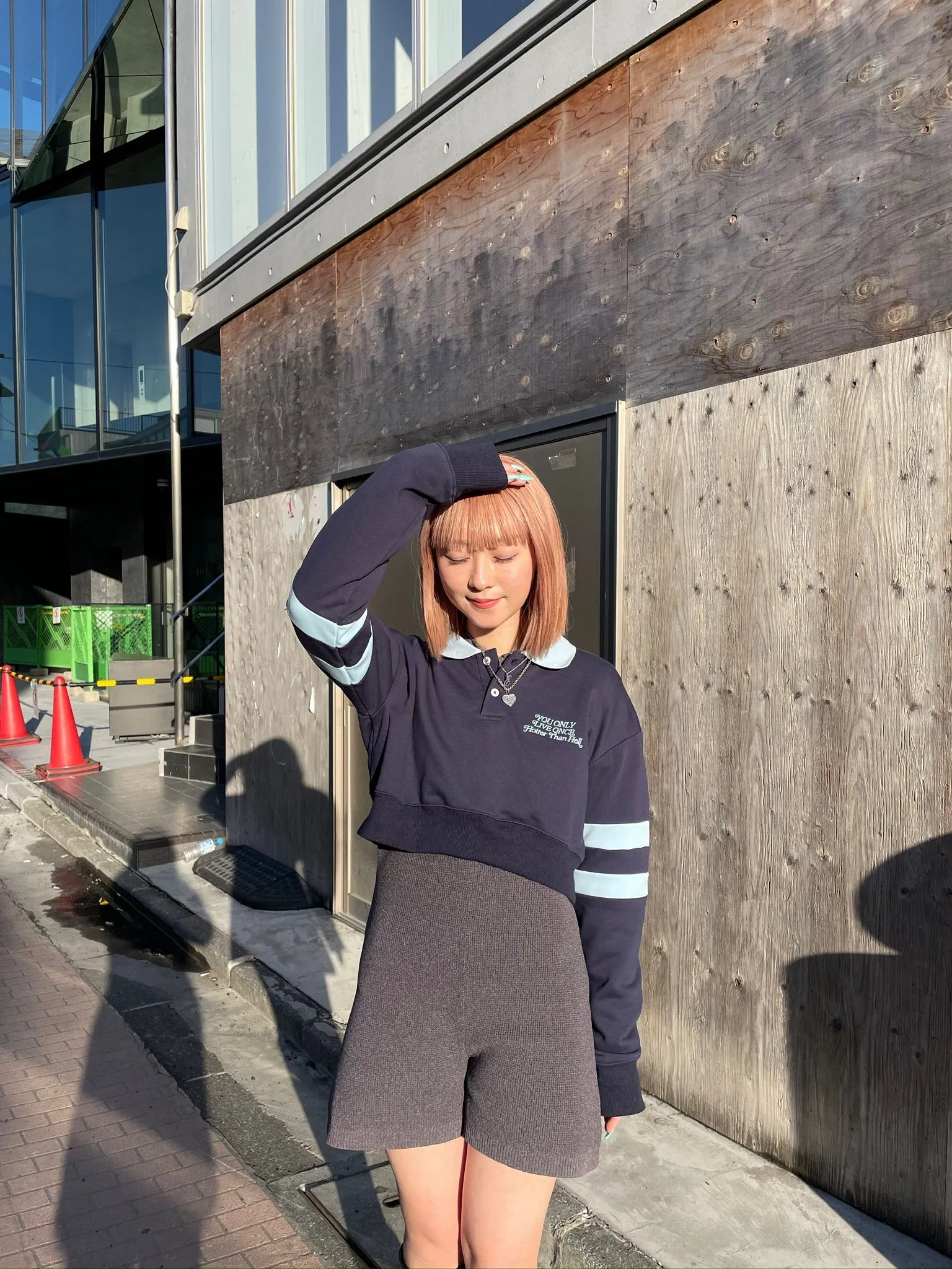 polo cropped sweat