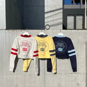 polo cropped sweat
