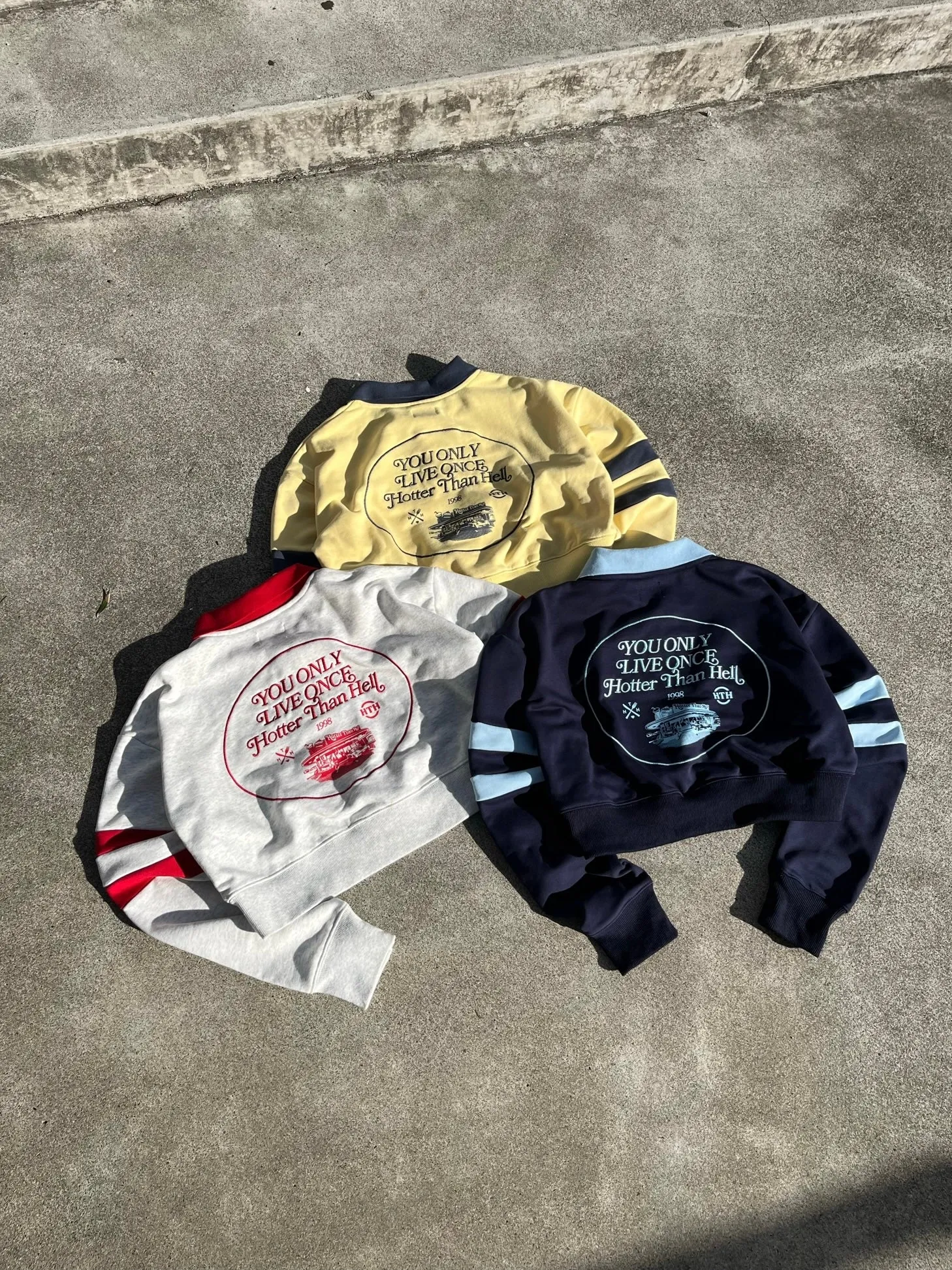 polo cropped sweat