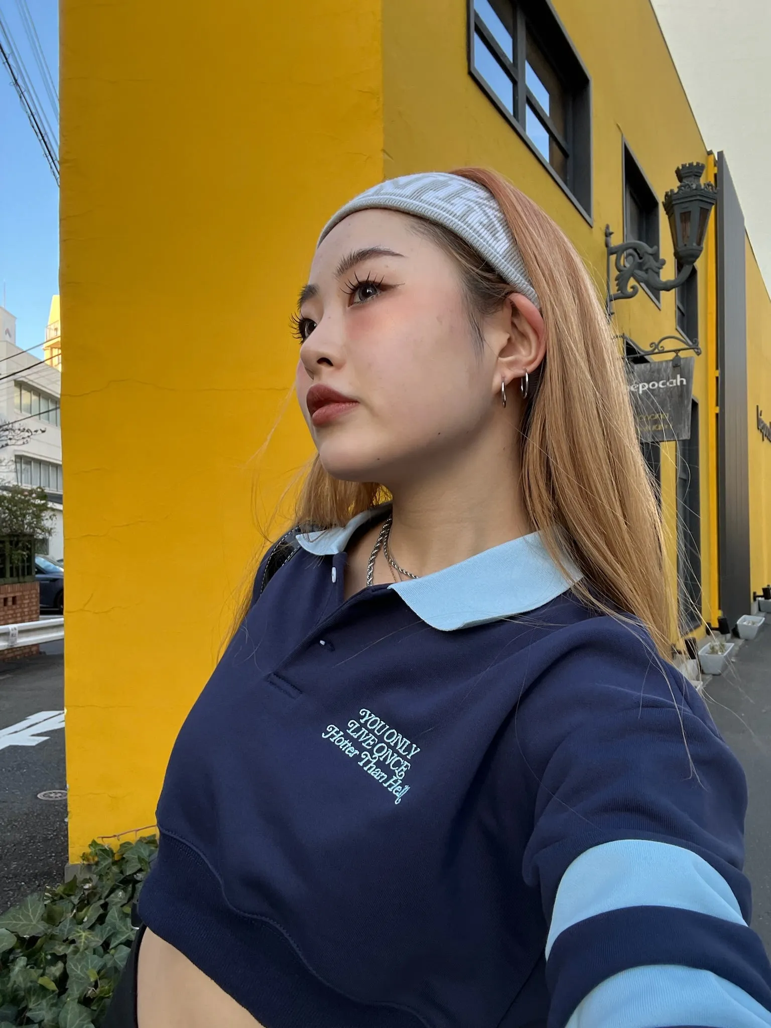 polo cropped sweat