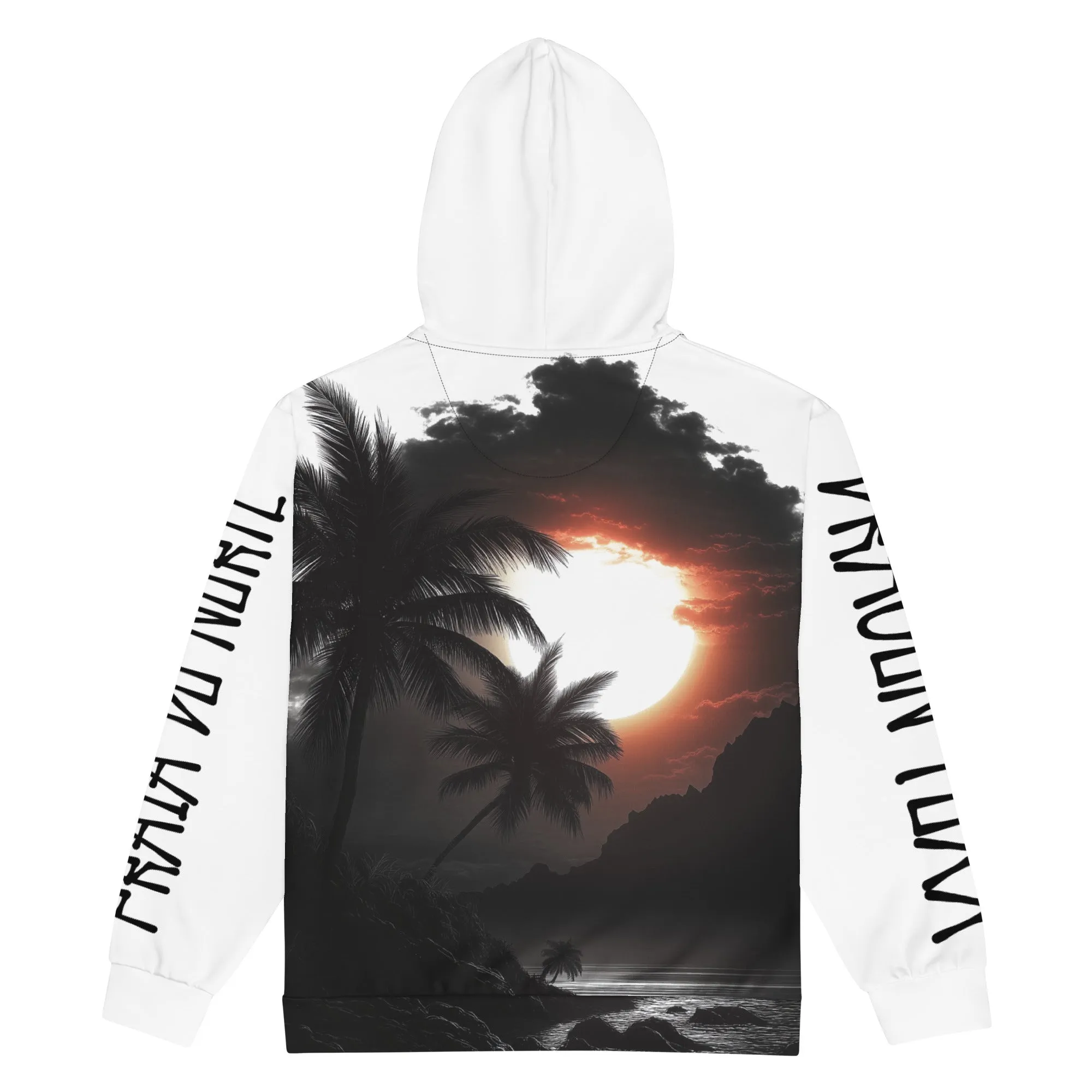 Praia do Norte - Eco Unisex Zip Hoodie