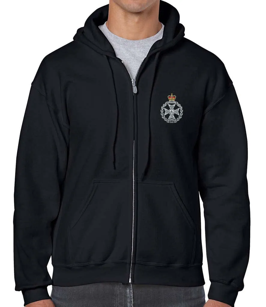 Royal Green Jackets Unisex Full Zip Hoodie