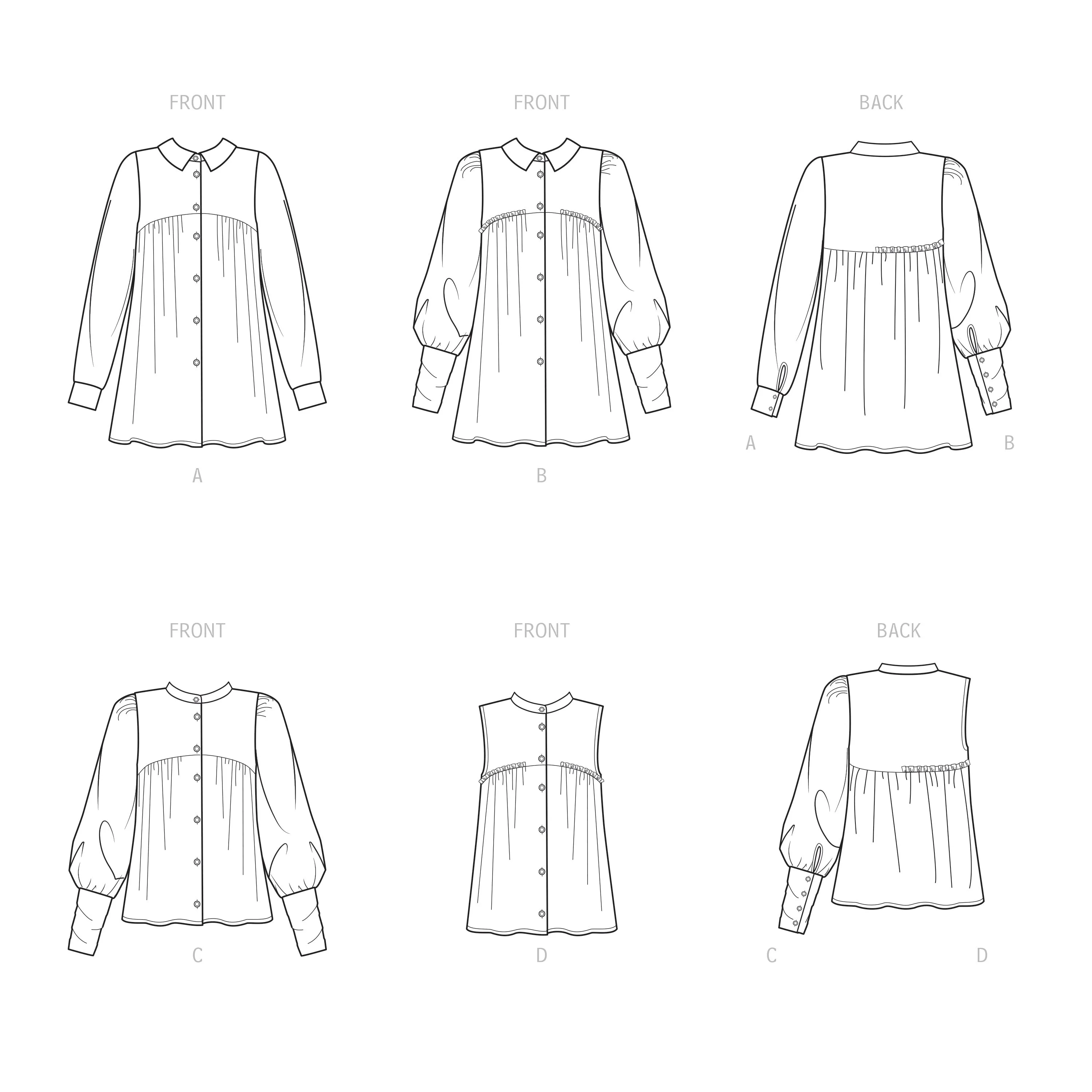 Simplicity Sewing Pattern 9467 Misses Tops