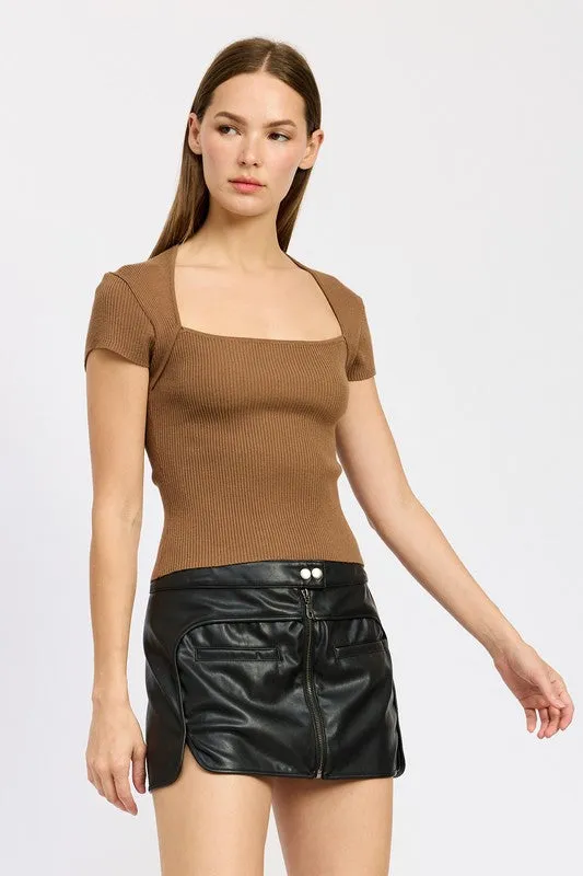 Square Neck Top
