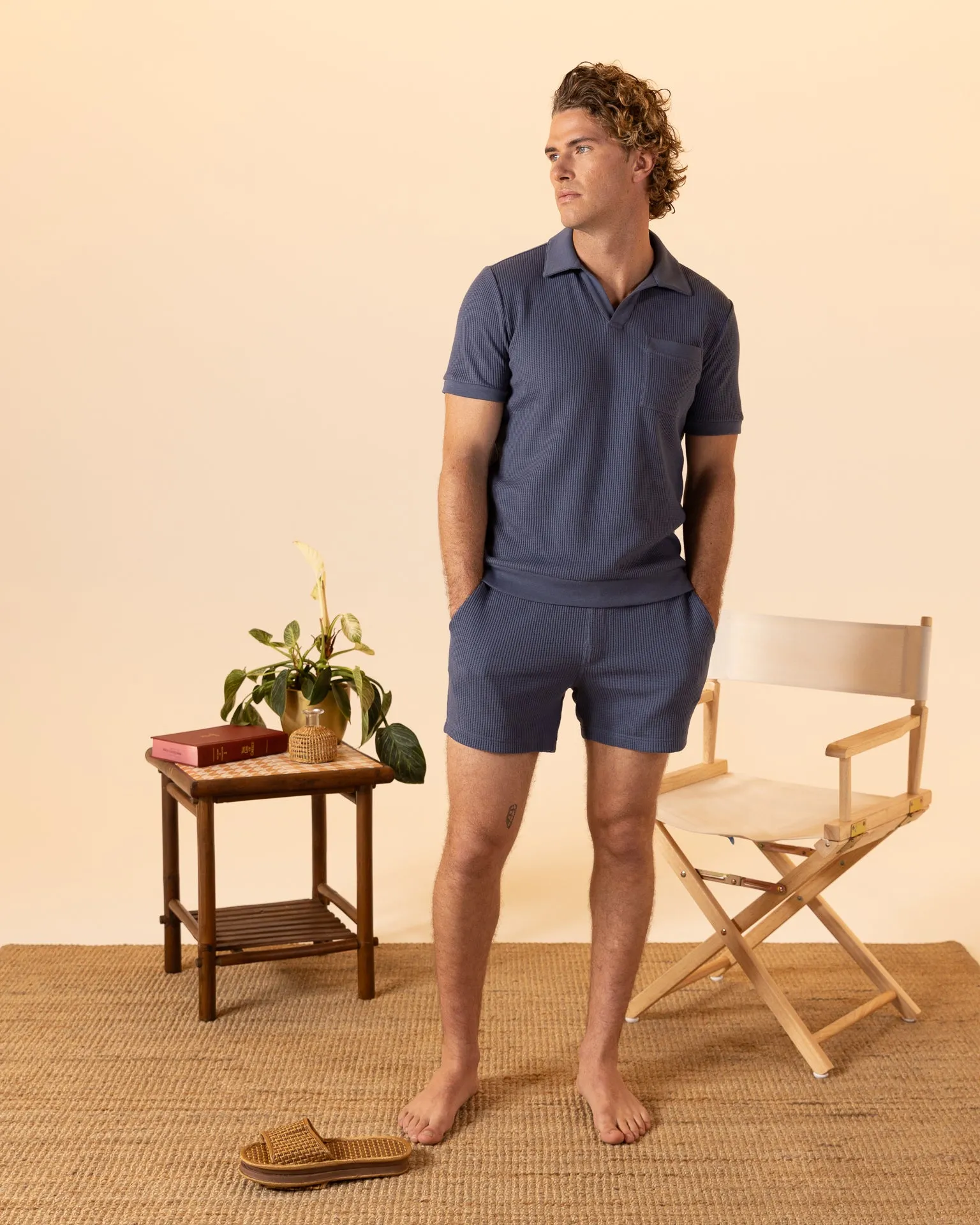 The Cannes Waffle Knit Shirt - Moontide