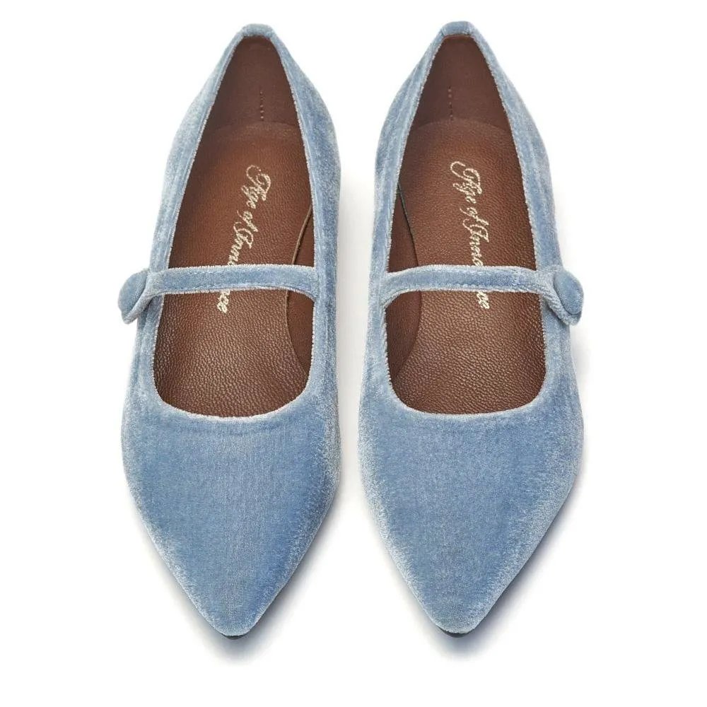Thea Velvet Blue