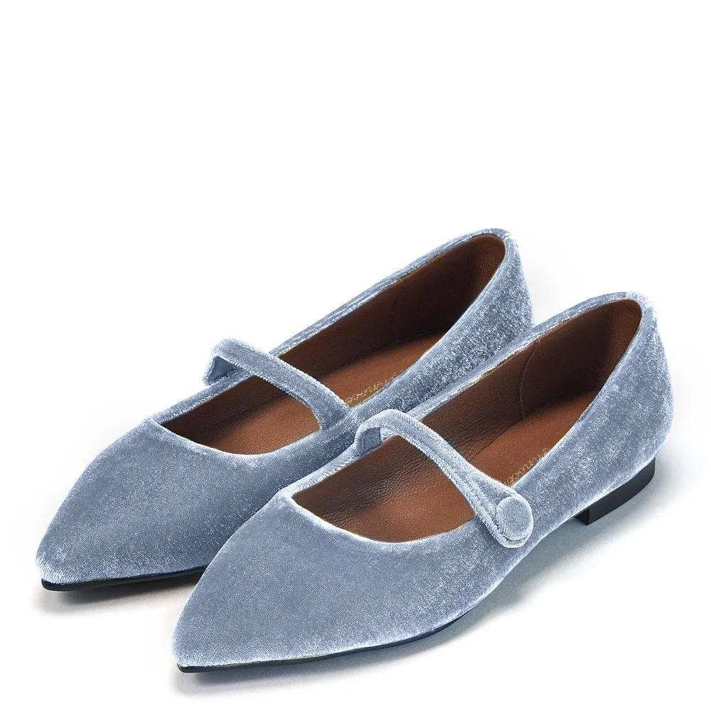 Thea Velvet Blue
