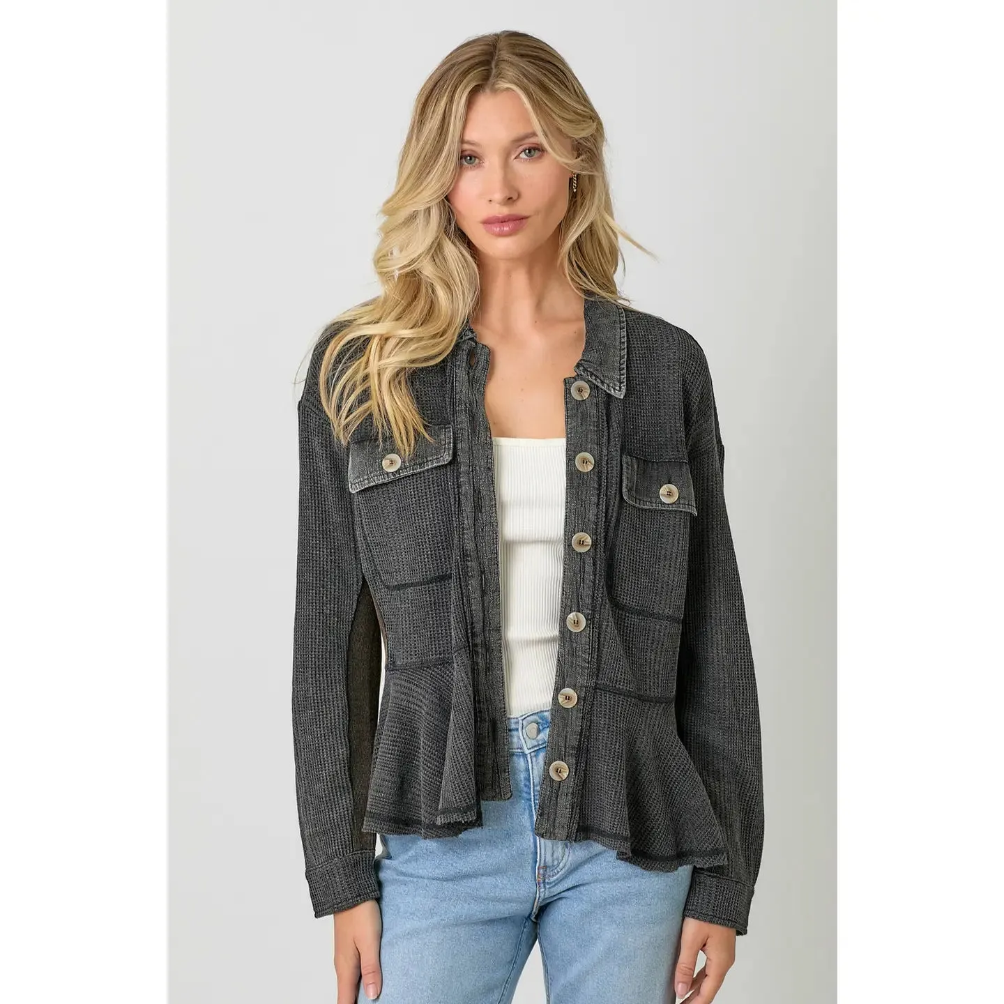 Wanderlust Waffle Knit Jacket