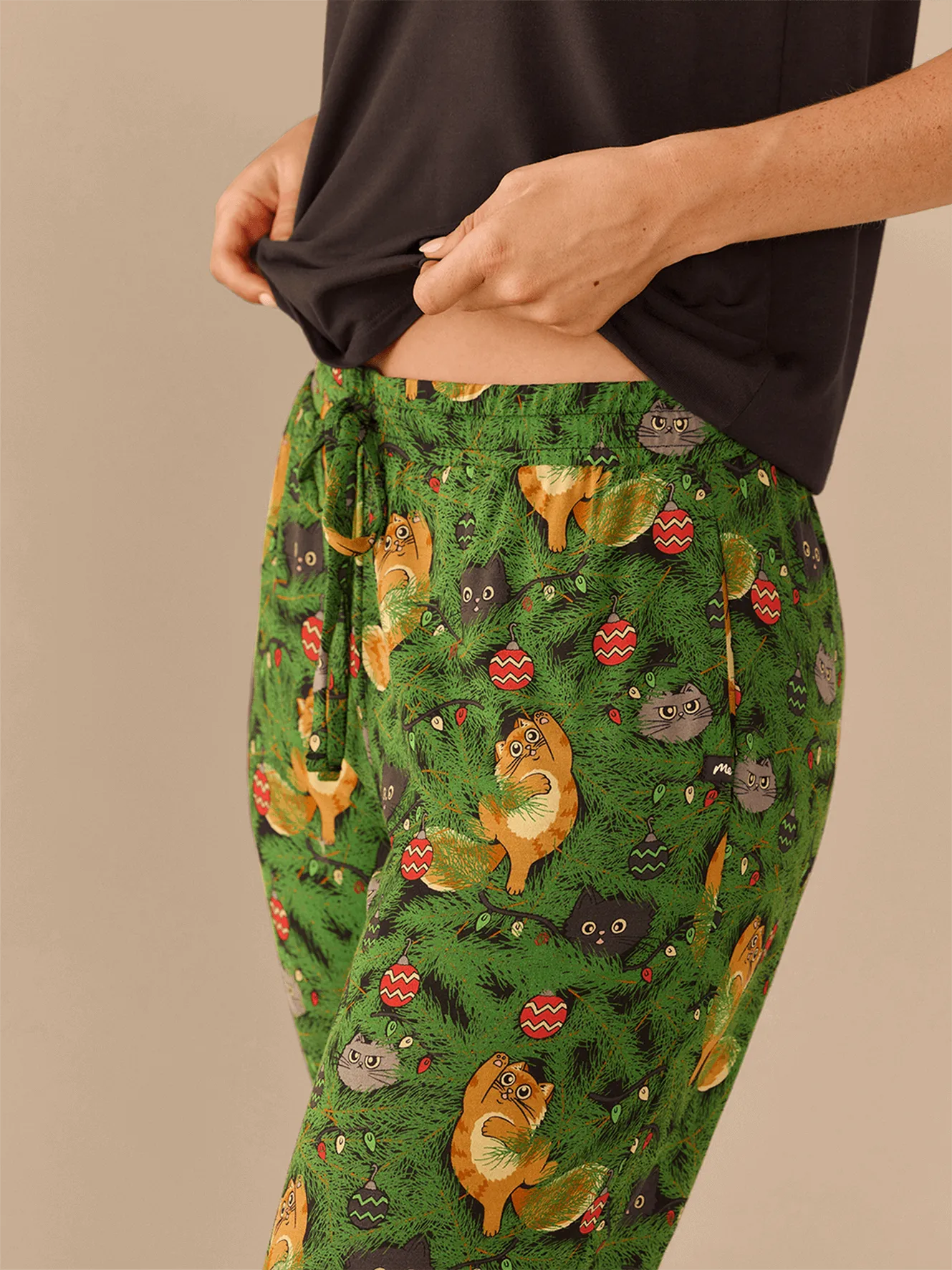 Women's Modal Jogger | Meowy Christmas